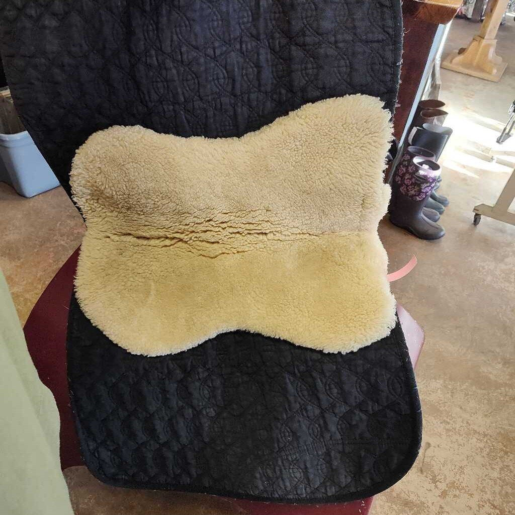 Quilted with real sheepskin