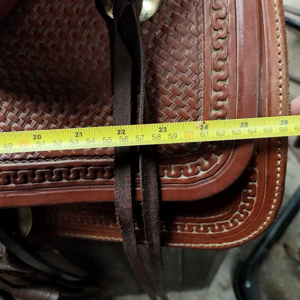 Roping saddle- set