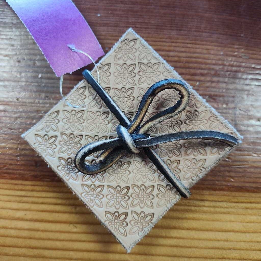 Leather coasters (set of 4)