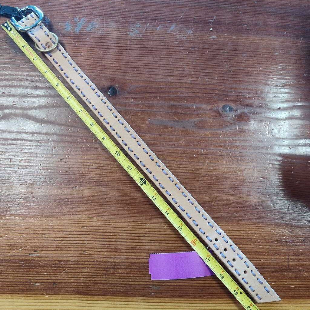 Working dog collar- buck stitch