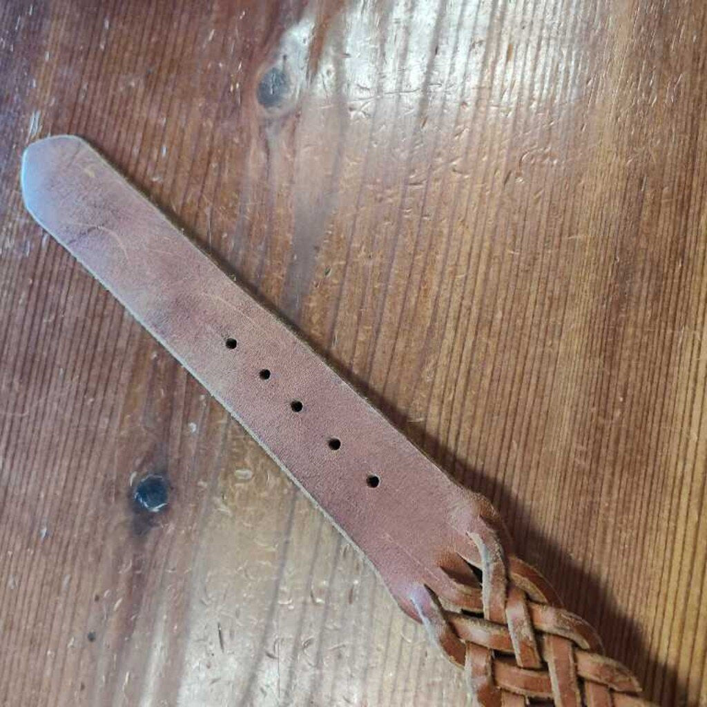 Leather braided