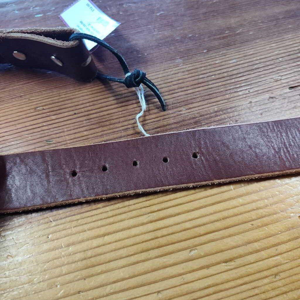 Leather braided