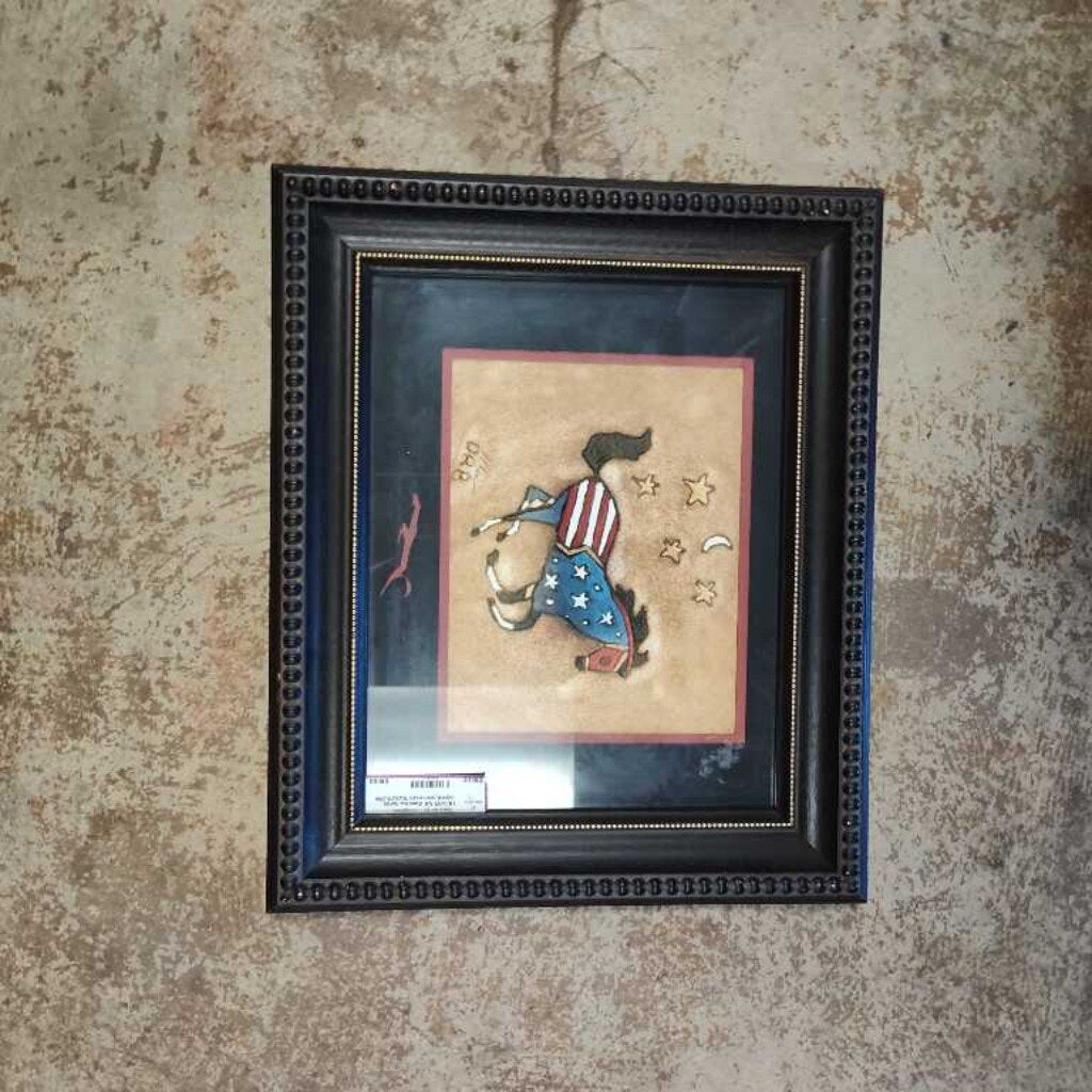 America horse signed print