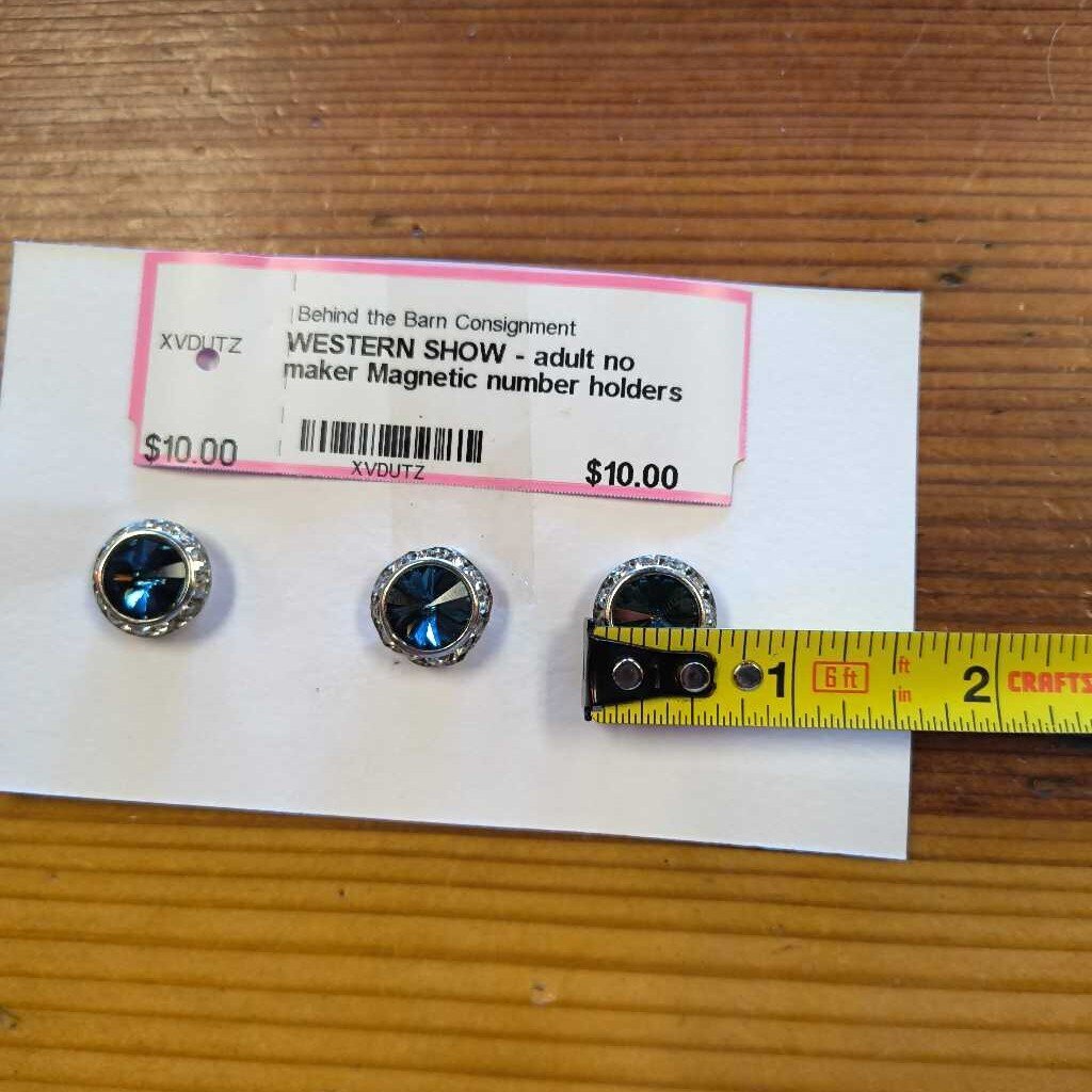 Magnetic number holders