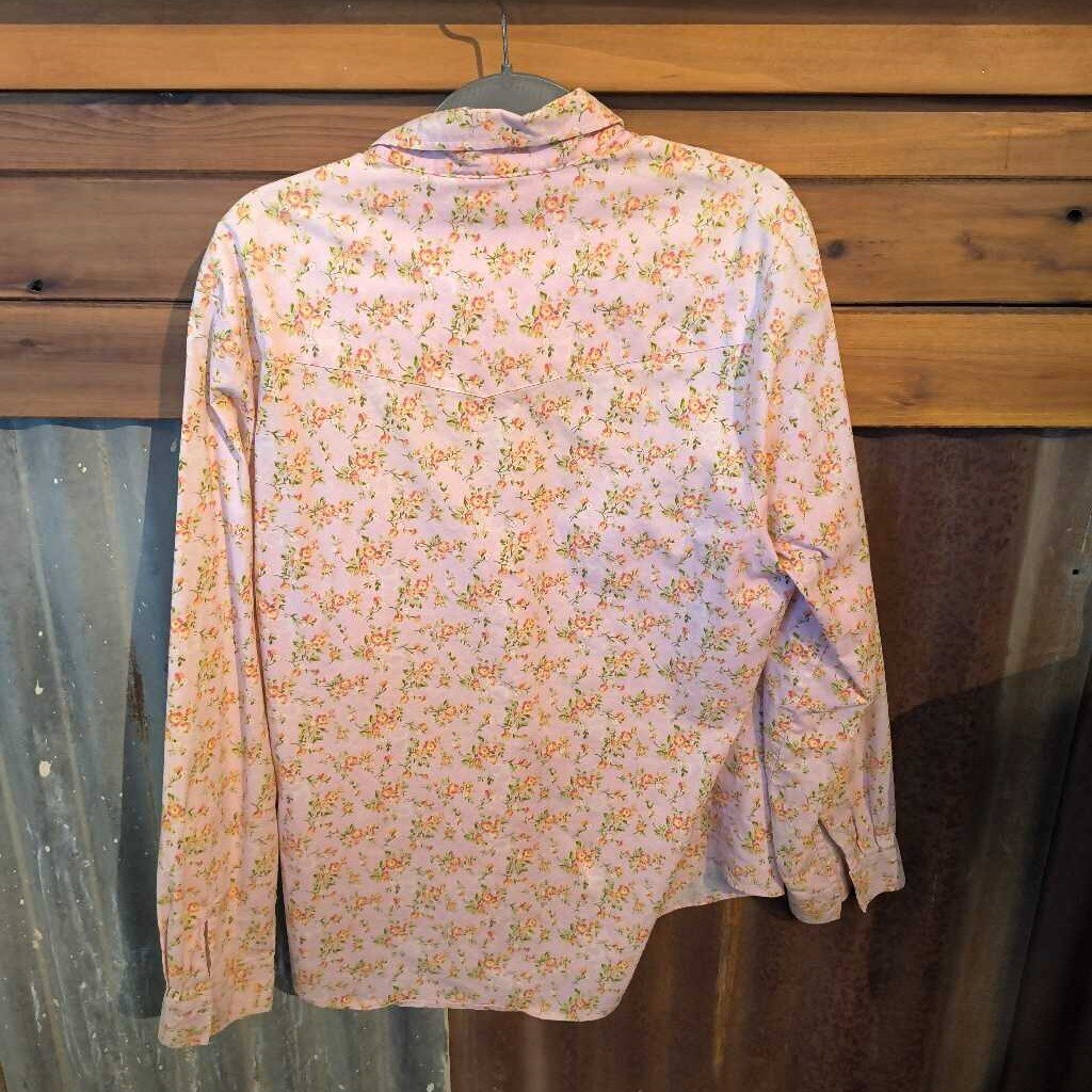 ladies- long sleeve button down