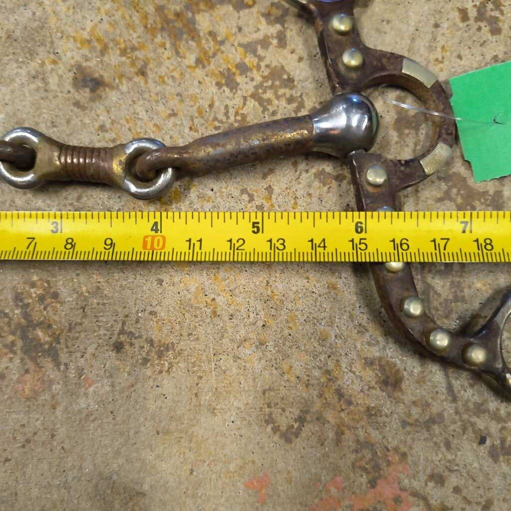short shank dog bone snaffle