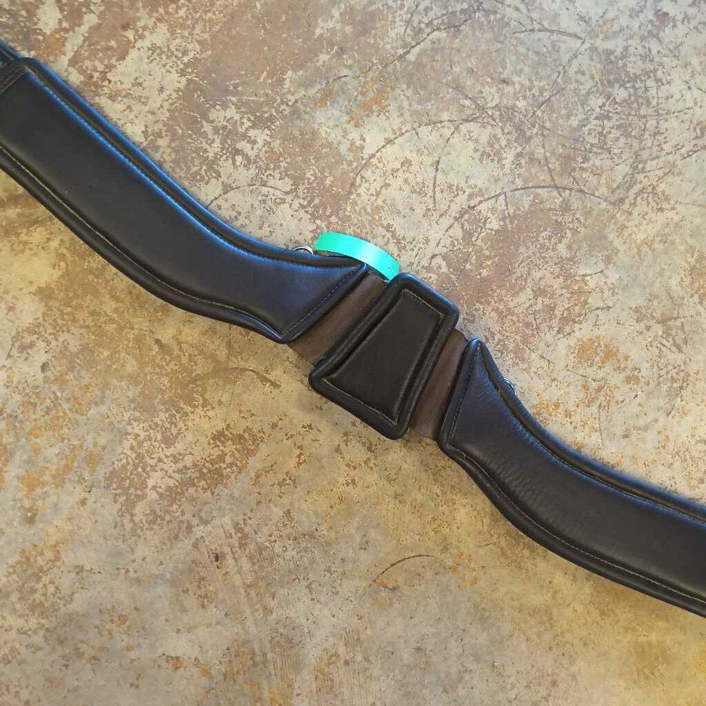 leather and elastic egro girth