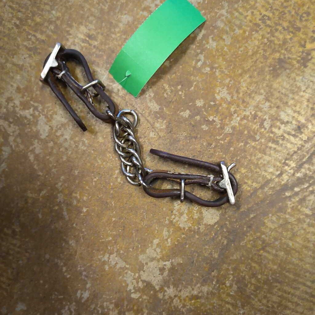 leather and chain