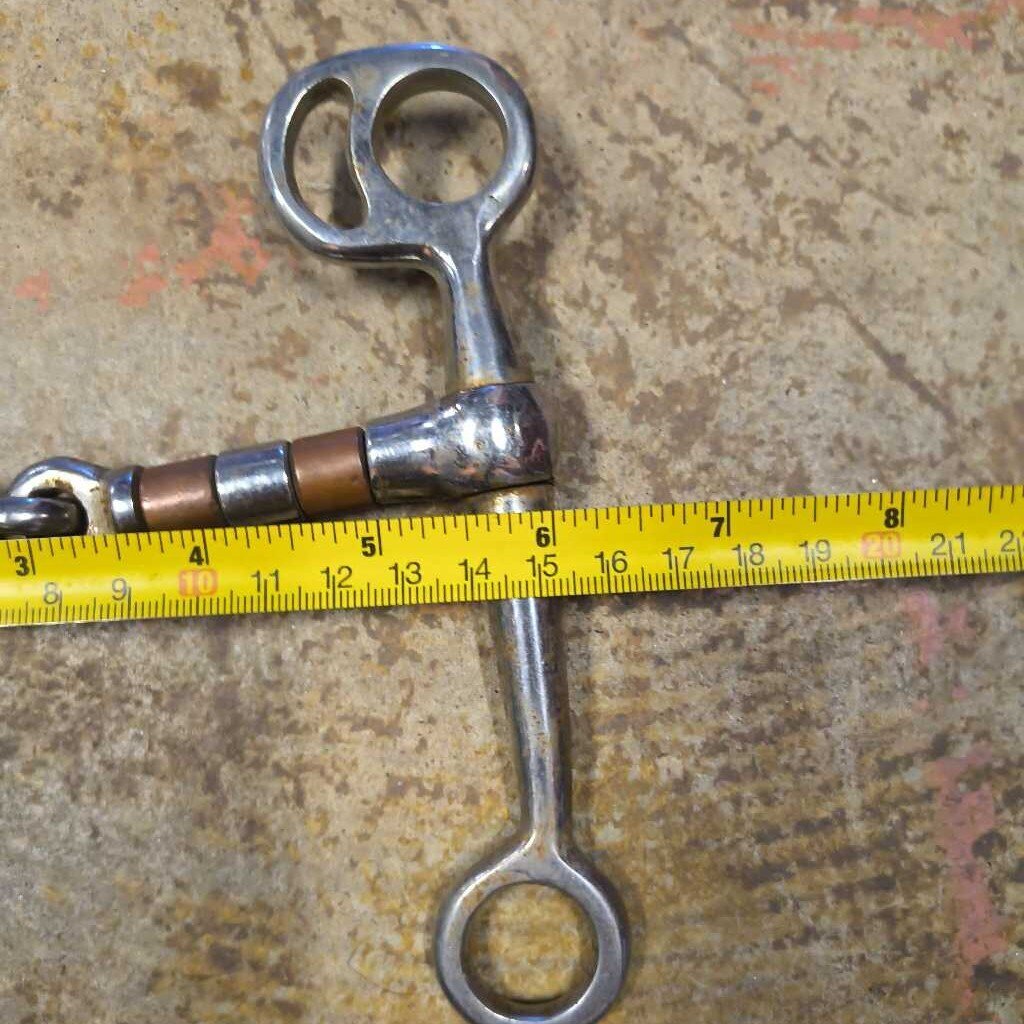 long shank snaffle with rollers
