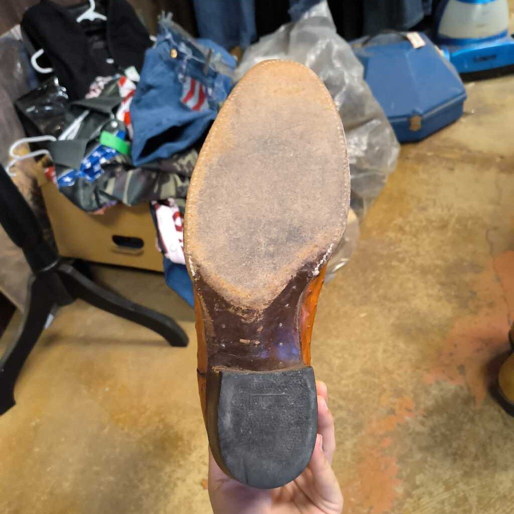 Mens boots-ostrich