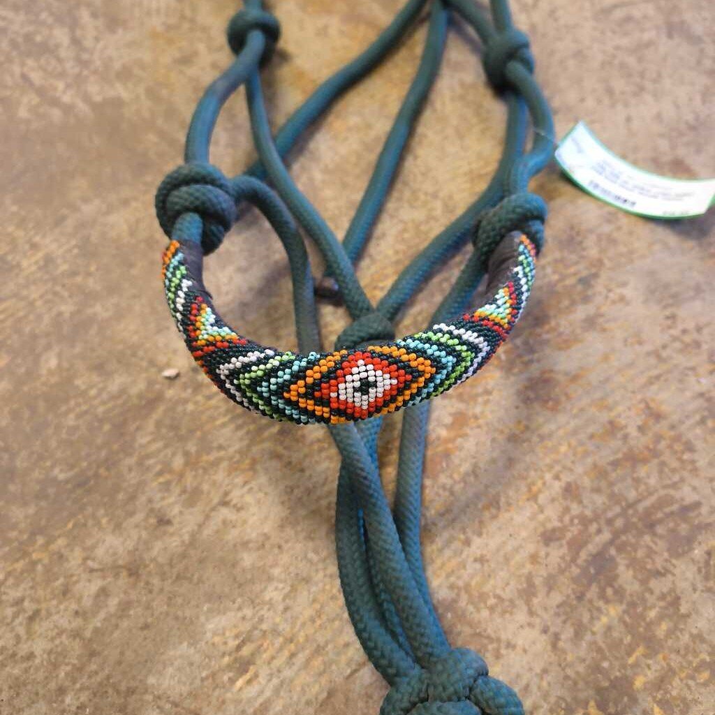 rope halter and lead bead details