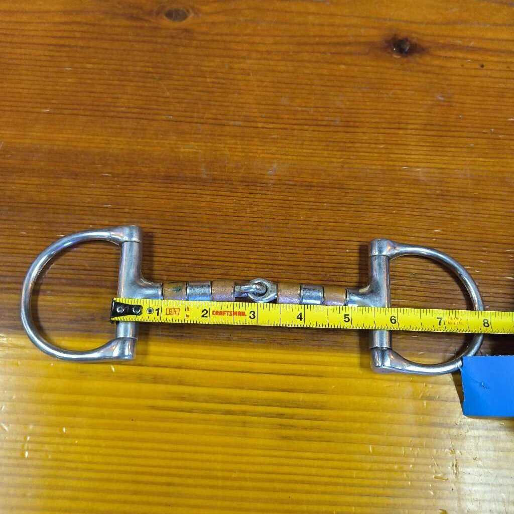 D ring snaffle with rollers