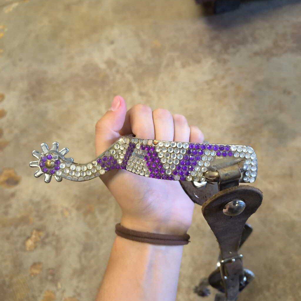 Spurs and straps-bling