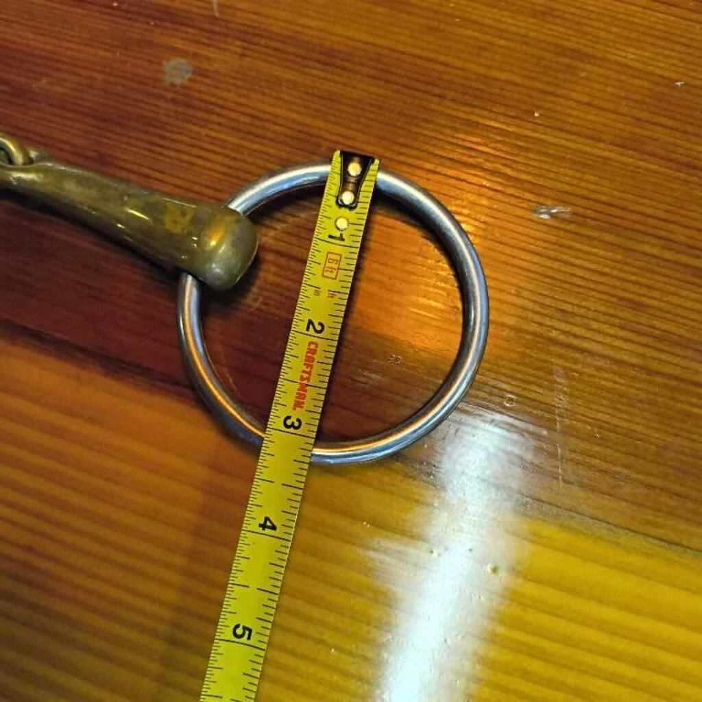 Loose ring 3 piece snaffle