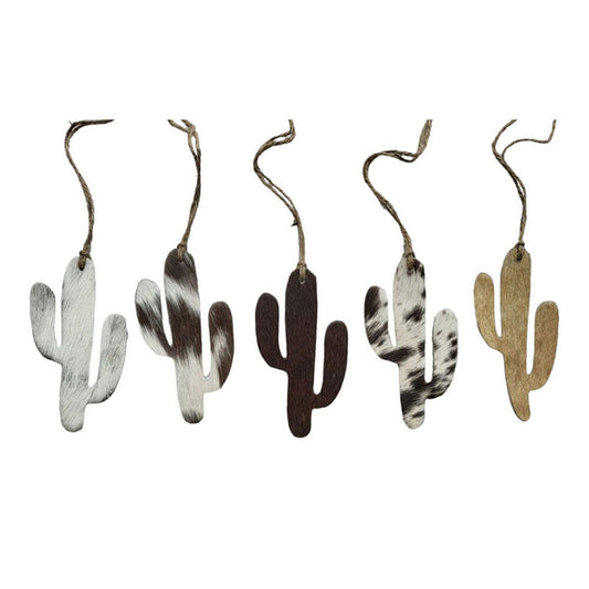 Cowhide Christmas Ornments