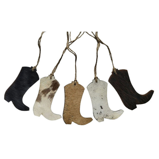 Cowhide Christmas Ornments