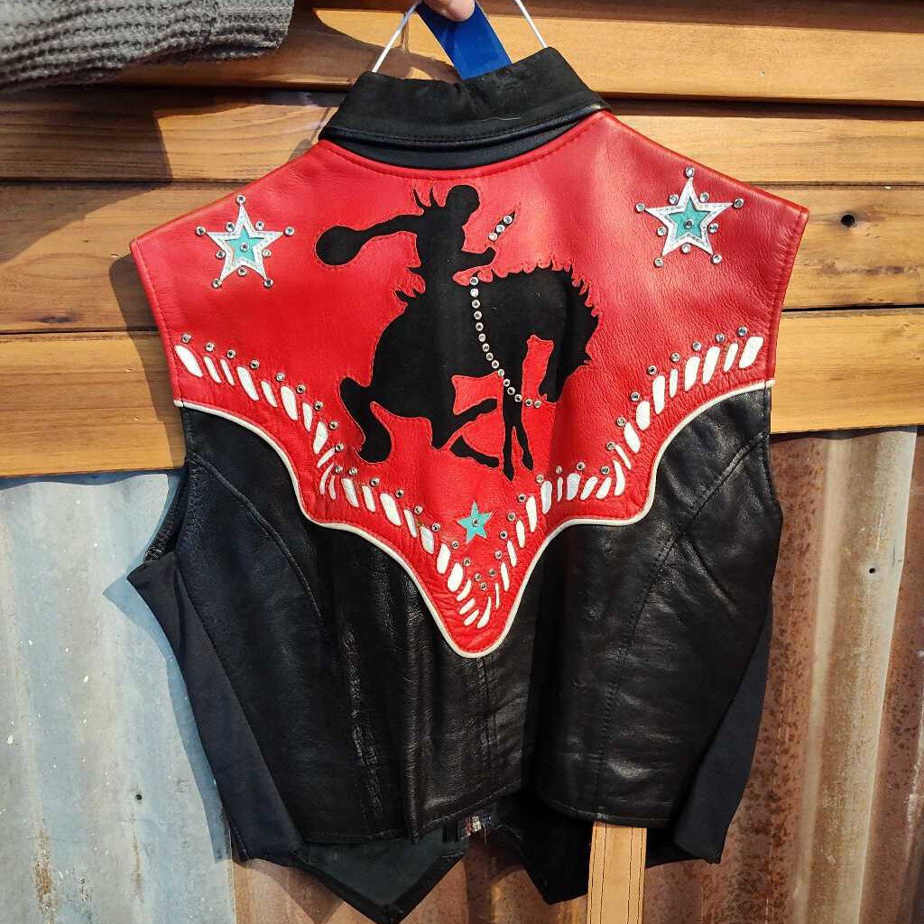 Western Show vest- With Belt and cuffs