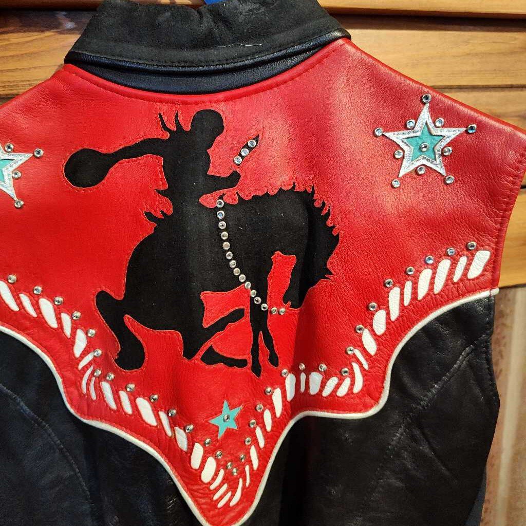 Western Show vest- With Belt and cuffs