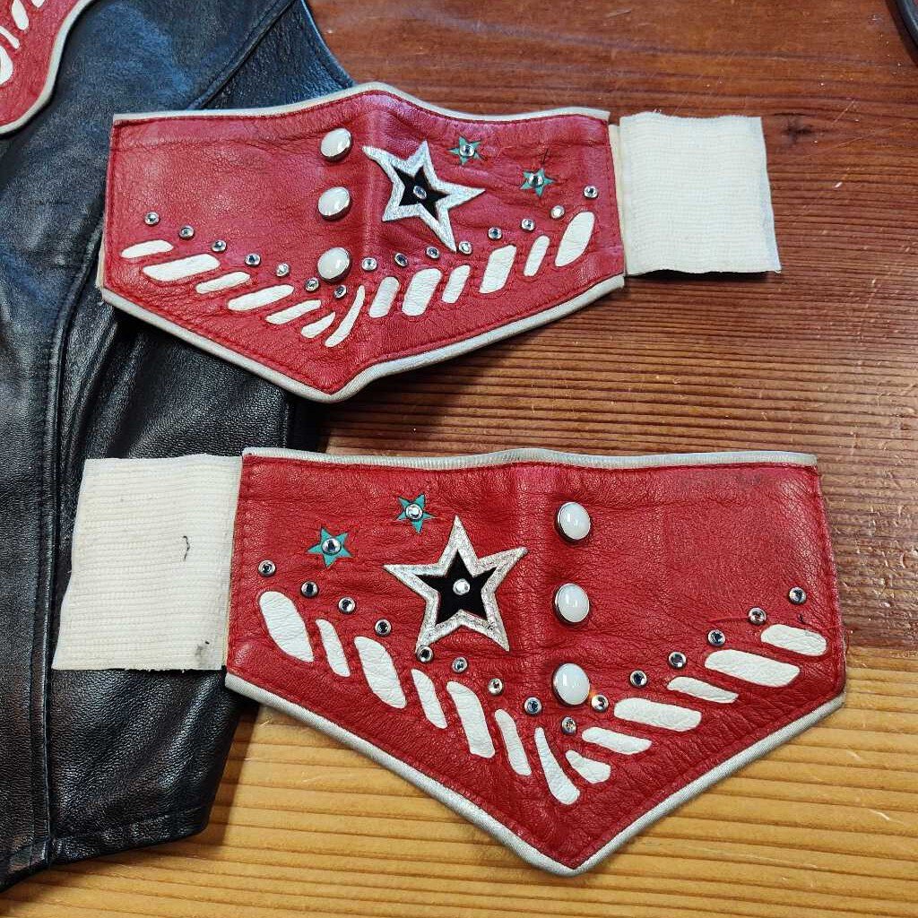 Western Show vest- With Belt and cuffs