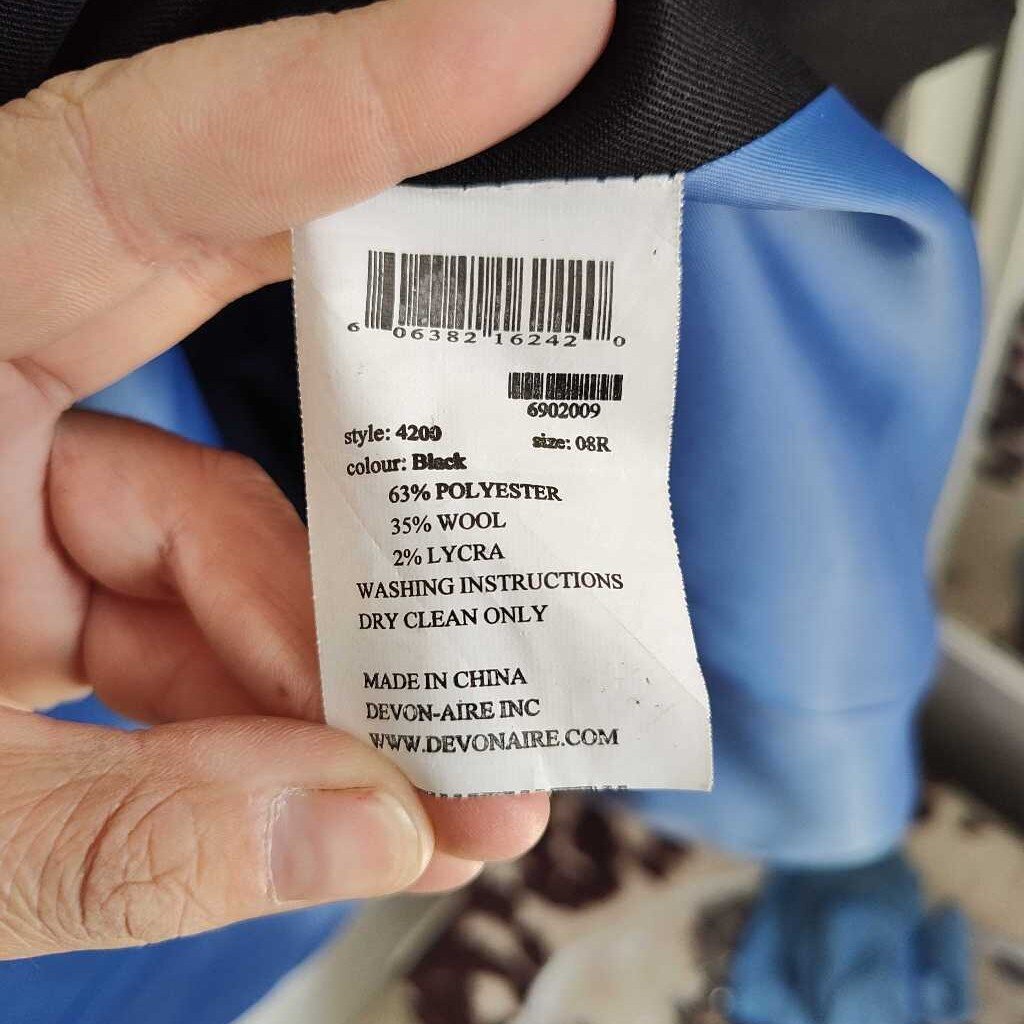 Dressage dress coat