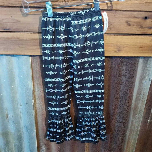 Bell Bottoms Aztec- Black