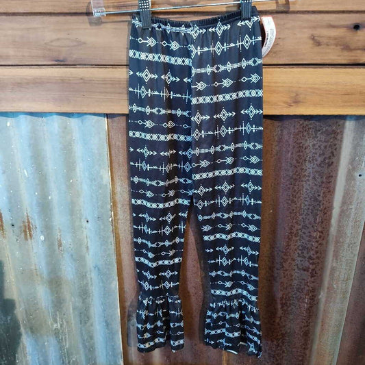 Bell Bottoms Aztec- Black