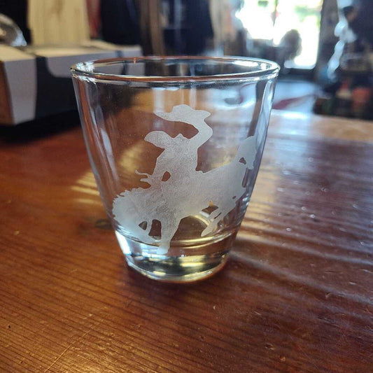 Glass- Bucking Horse