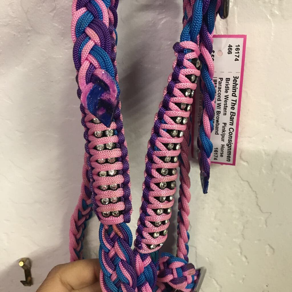 Bridle Western Paracord W/ Browband