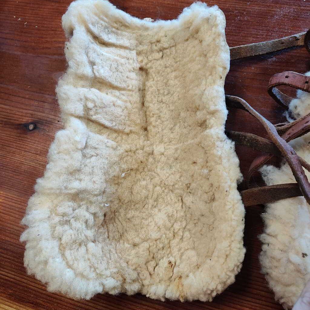 Leather and fleece