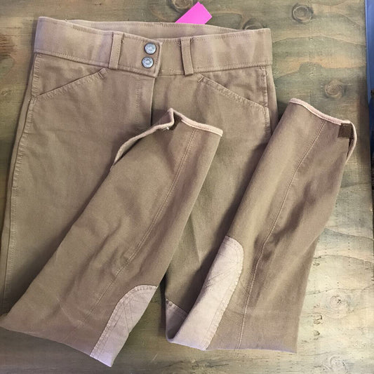 Knee patch breeches