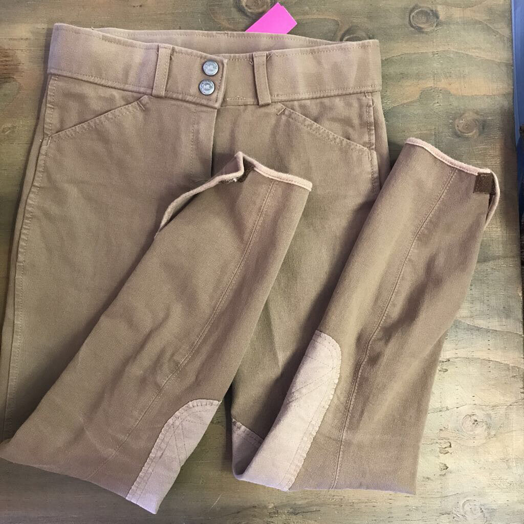 Knee patch breeches