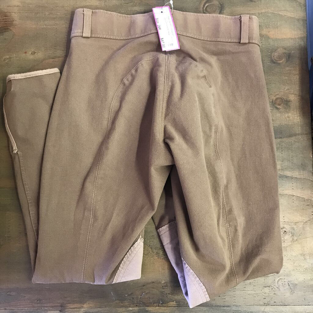 Knee patch breeches
