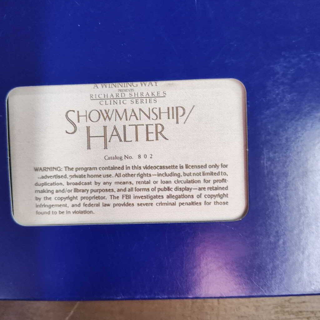 VHS- Showmanship