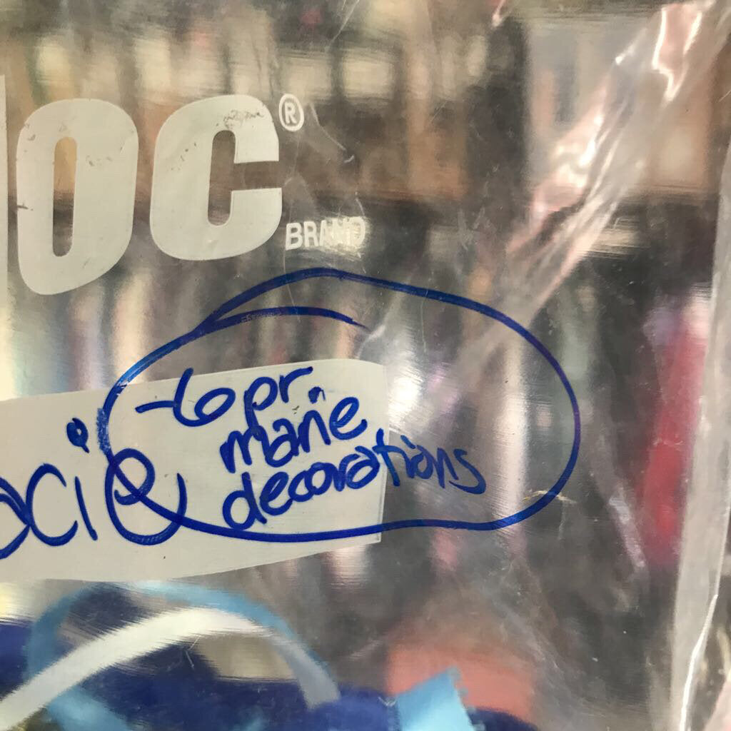 Horse team- Christmas Blue SET