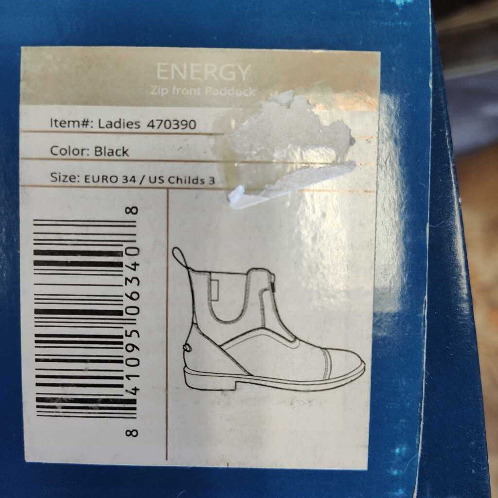 Energy- paddock boots- Youth