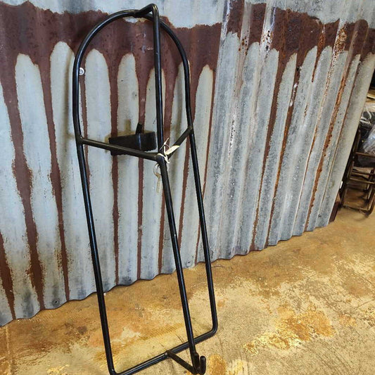 Wall mounted saddle rack