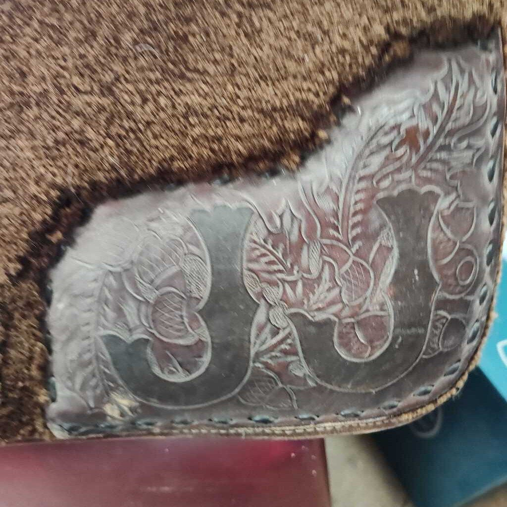 Carpet top felt flannel botton