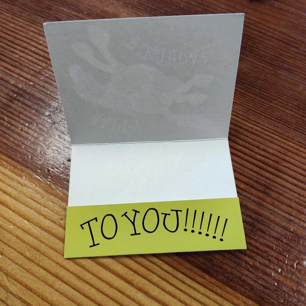 Gift card "holder"