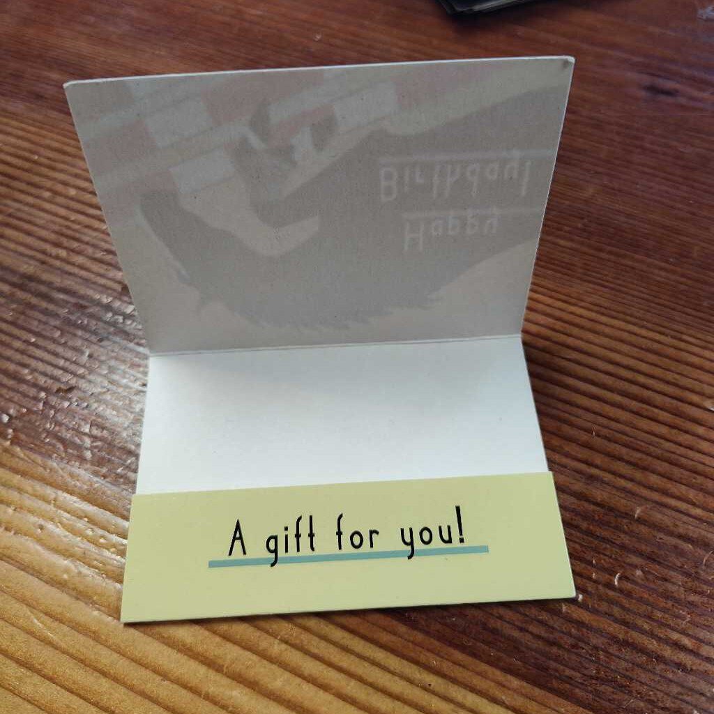 Gift card "holder"
