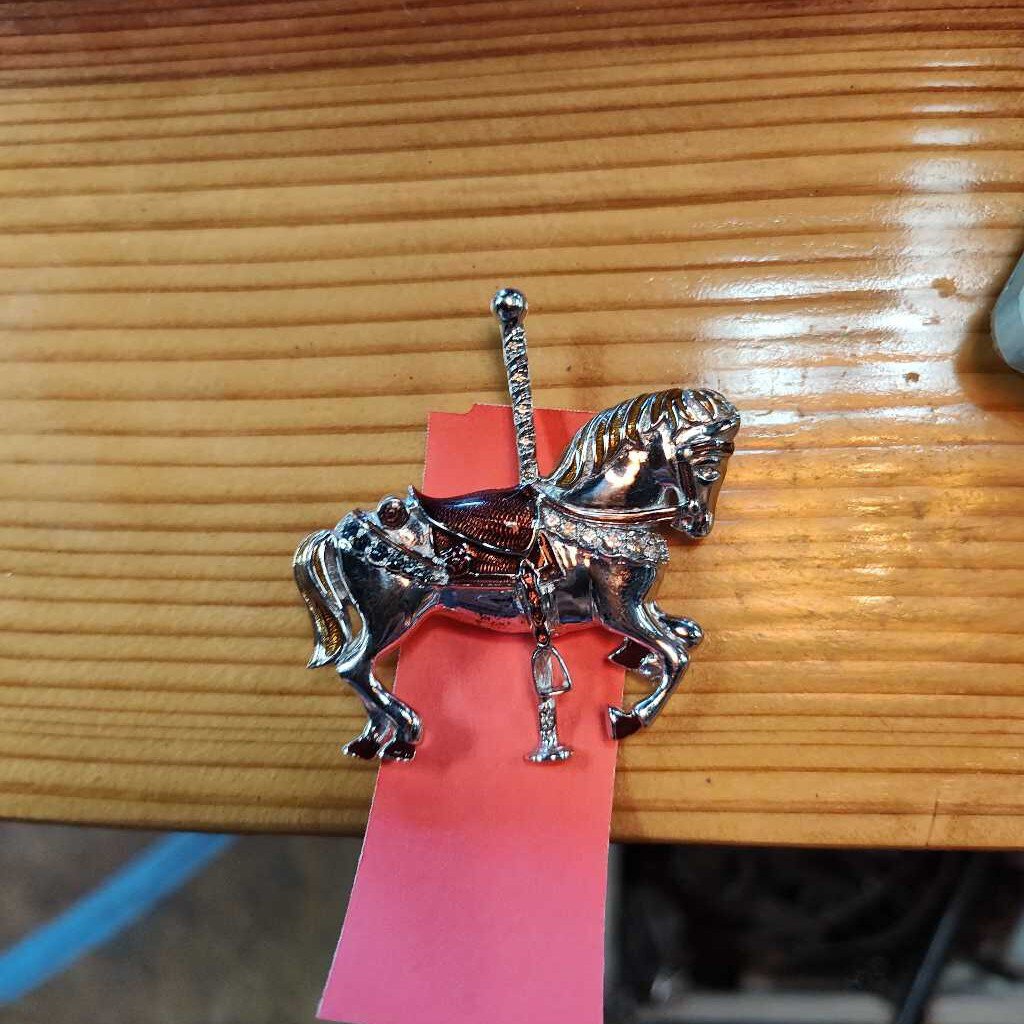 Pin- carousel horse