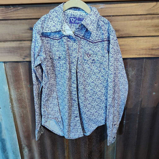 snap button up- Girls