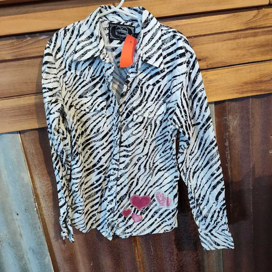 snap button up- Girls