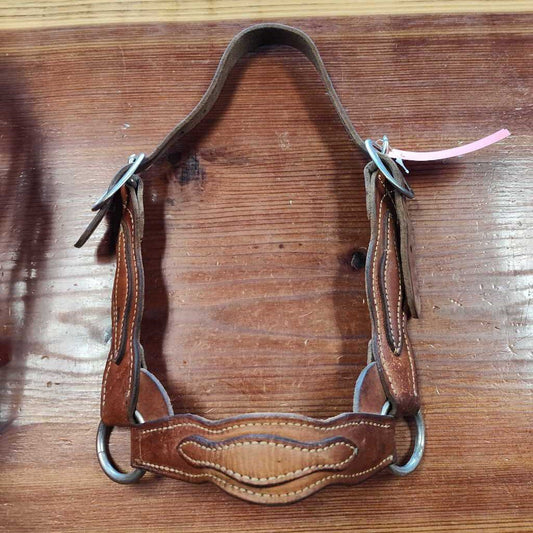 Leather steer halter