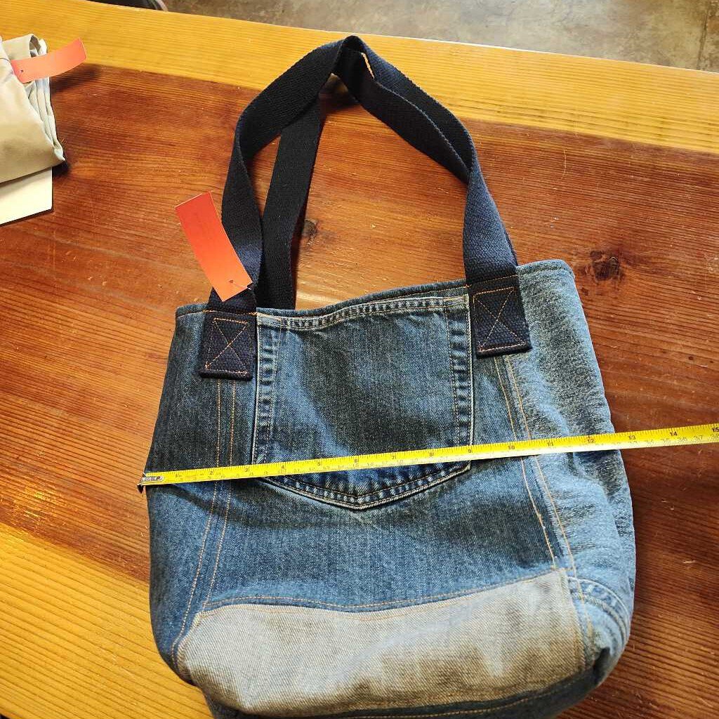 Denium Purse with flower lining