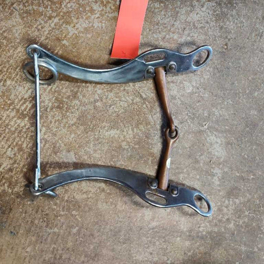 Long shank snaffle mouth