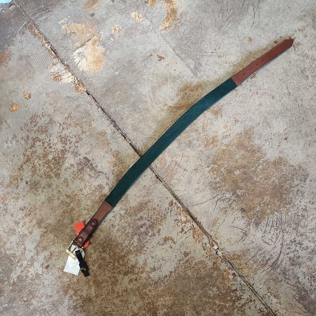 Leather and elastic