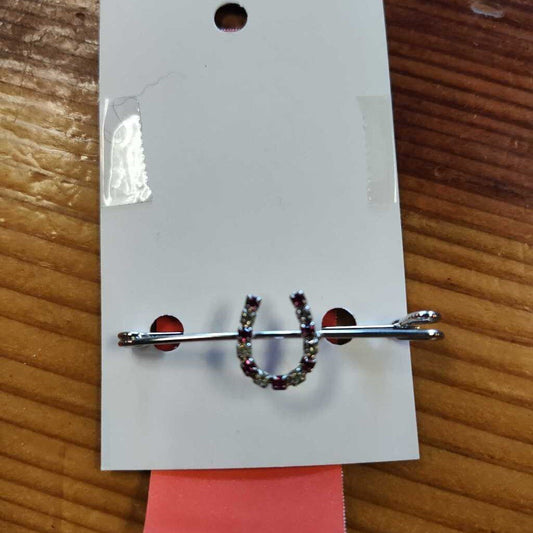Stock pin- With horse shoe gems
