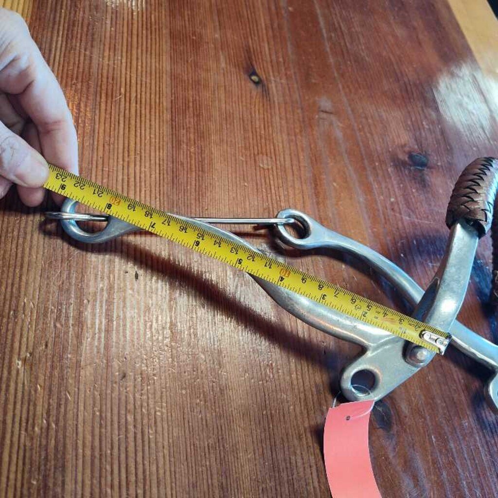 leather nose long shank hackamore