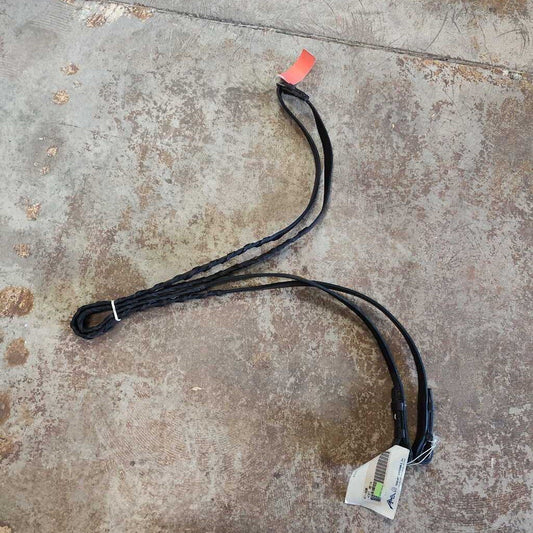Braided english reins