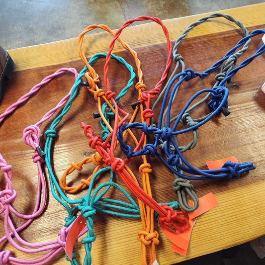 Twisted cowboy knot halter